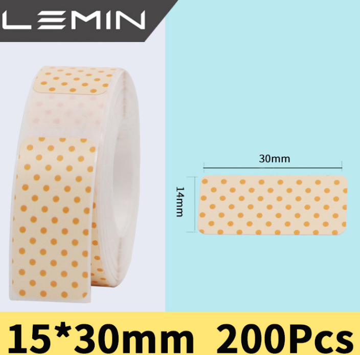 Giấy nhãn D30 phù hợp với máy in nhãn P12/P15, nhãn tự dính, chống thấm nước, không bị rách