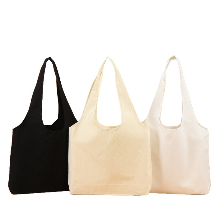  Bán buôn túi thân thiện với môi trường, túi áo vest tùy chỉnh, túi cotton, túi vải bạt trắng, túi áo vest có in hoa văn và logo