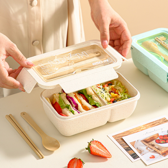 combo 10 Hộp cơm lò vi sóng chuyên dụng cho nhân viên văn phòng hộp cơm trưa cho bé gái bữa ăn nhẹ giảm mỡ hộp cơm phân vùng hộp cơm học sinh