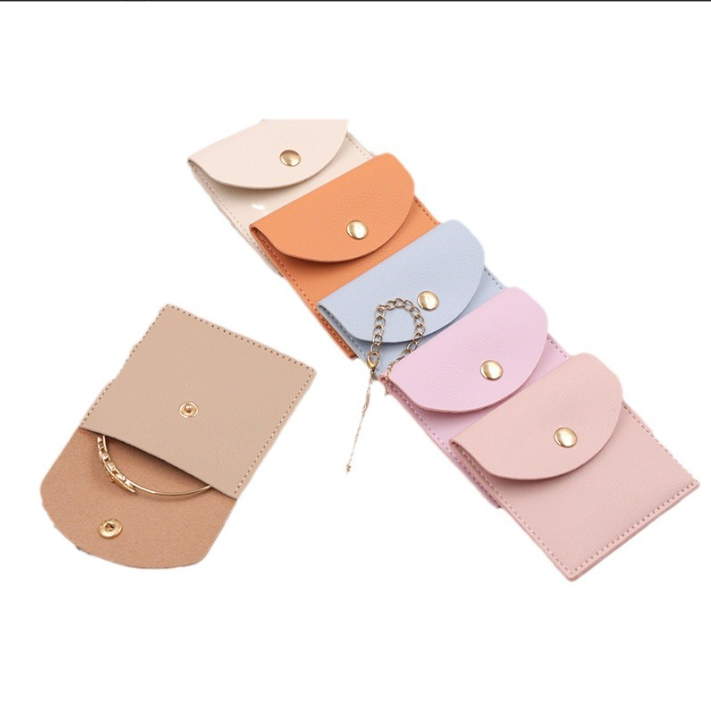 combbo 10 Túi đựng bông tai làm sẵn, túi đựng trang sức một lớp, túi đựng trang sức bằng sợi nhỏ, màu sắc phù hợp với trang sức, túi đựng vòng cổ