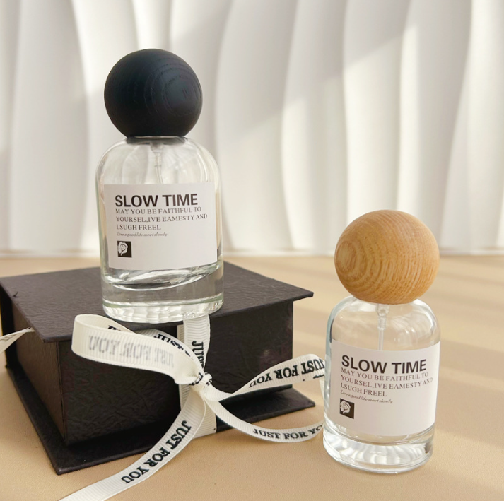 Chai nước hoa cao cấp nắp gỗ dạng xịt thủy tinh 30ML chai thay thế dung tích lớn 50ml chai rỗng bán buôn tại chỗ