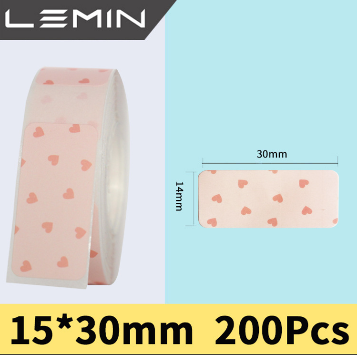 Giấy nhãn D30 phù hợp với máy in nhãn P12/P15, nhãn tự dính, chống thấm nước, không bị rách