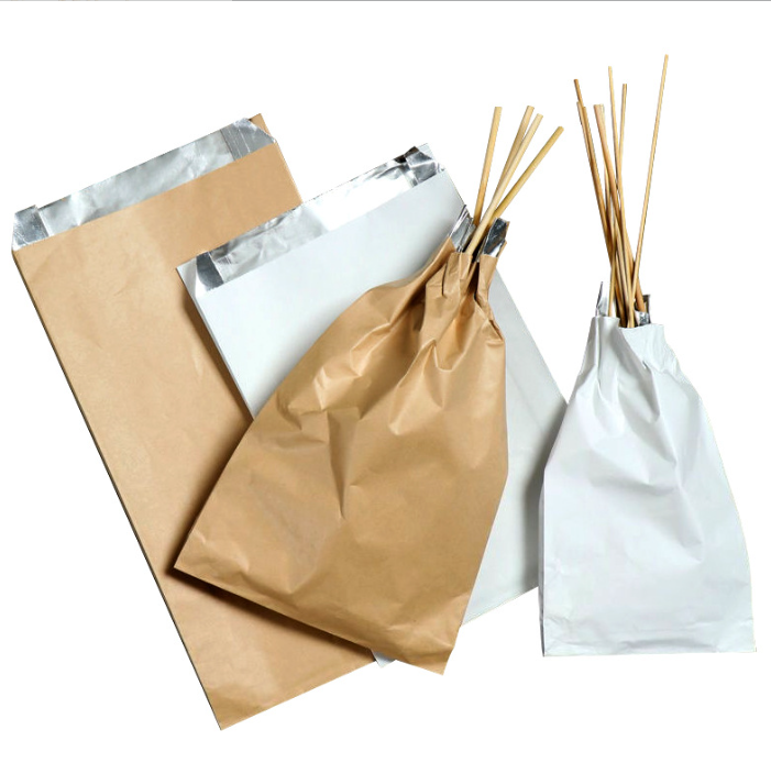 Túi cách nhiệt giấy kraft đựng đồ ăn mang đi, túi giấy bạc, gà rán, xiên nướng, túi đựng chống dầu, túi giấy xúc xích nướng, túi giấy bạc dày