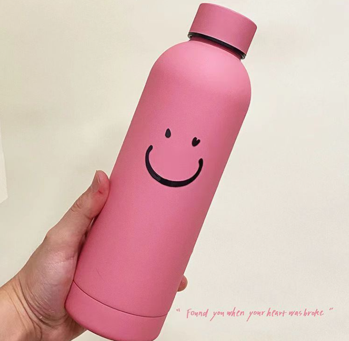 Cốc giữ nhiệt inox di động Simple Smile dung tích lớn, nhẹ, dễ mang theo, nhà sản xuất có vẻ ngoài cao cấp