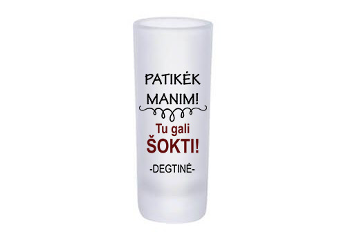 Stikliukas „Tu gali šokti“