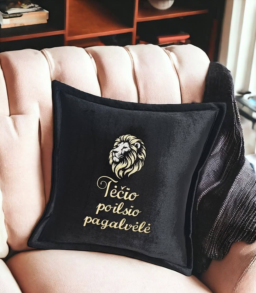 Siuvinėta Tėčio poilsio pagalvėlė
