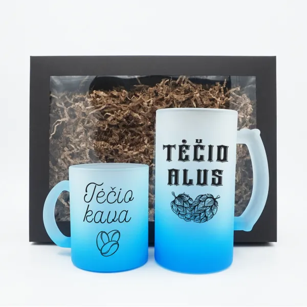 Premium dovanų rinkinys "Tėčio kava ir tėčio alus"