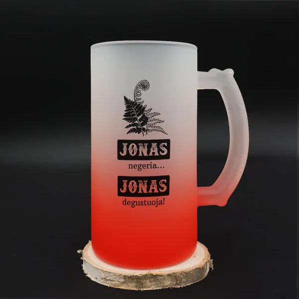 Bokalas "Jonas negeria - Jonas degustuoja"