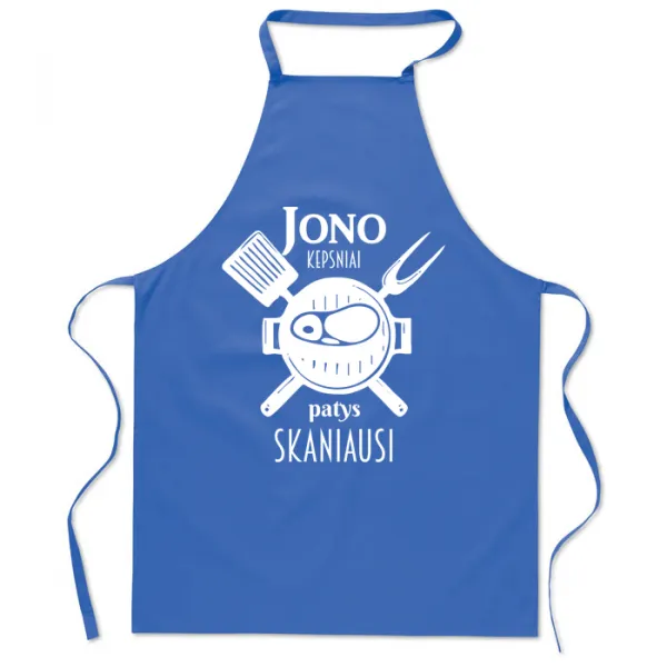 Medvilninė prijuostė "Jono kepsniai - patys skaniausi"