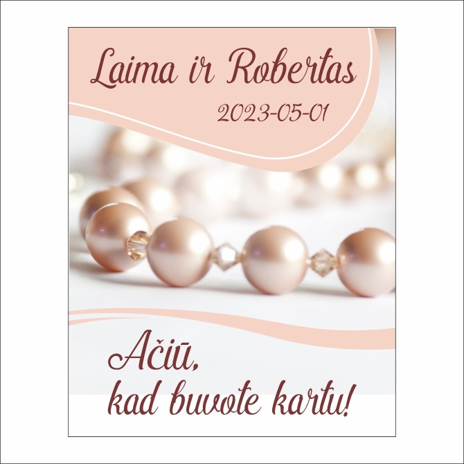 Kvadratinis magnetukas Vestuvės