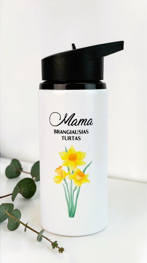 Vandens gertuvė „Mama brangiausias turtas“ 500ml
