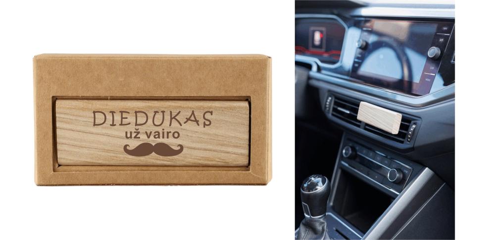Medinis automobilio kvapas „Diedukas už vairo“