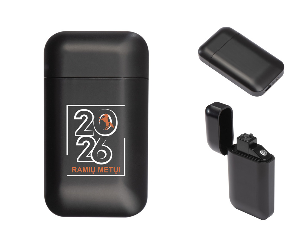 Pakraunamas USB žiebtuvėlis su arkliu „2026 Ramių metų“