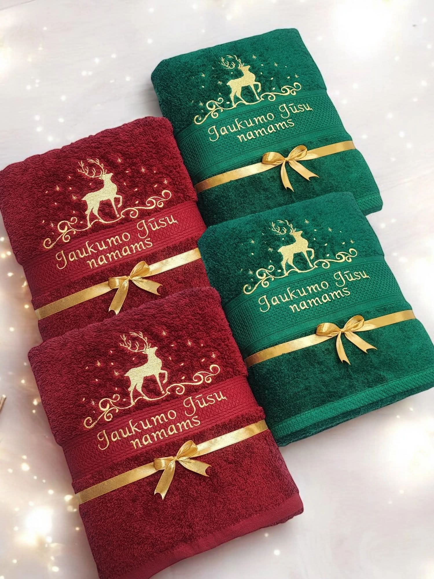 Siuvinėtas rankšluostis Jaukumo Jūsų namams