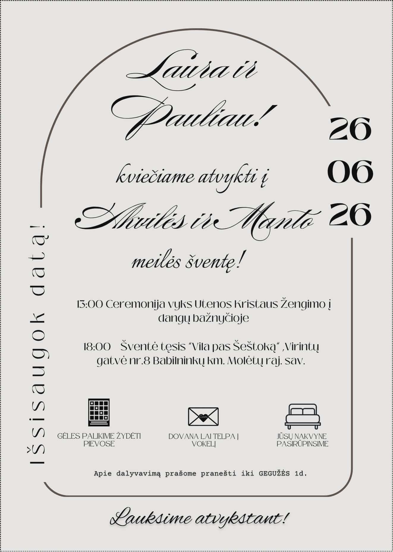 Vienpusis indvidualus kvietimas