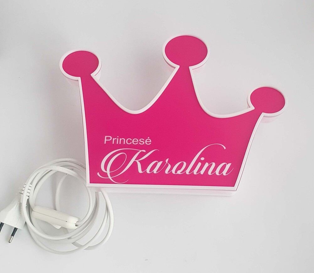Sienos šviestuvas karūna „Princesė“