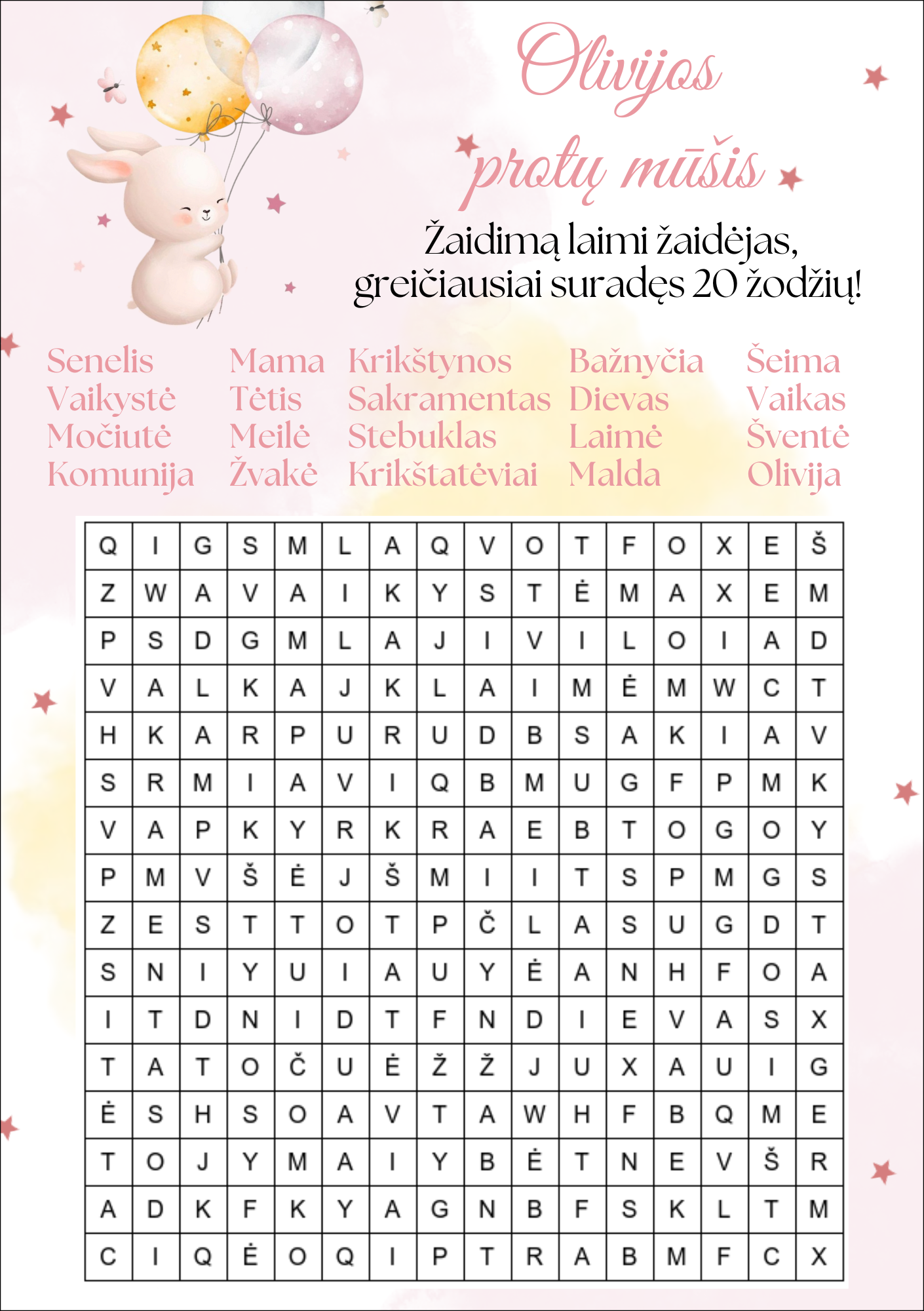 Krikštynų Proto mūšis Zuikis