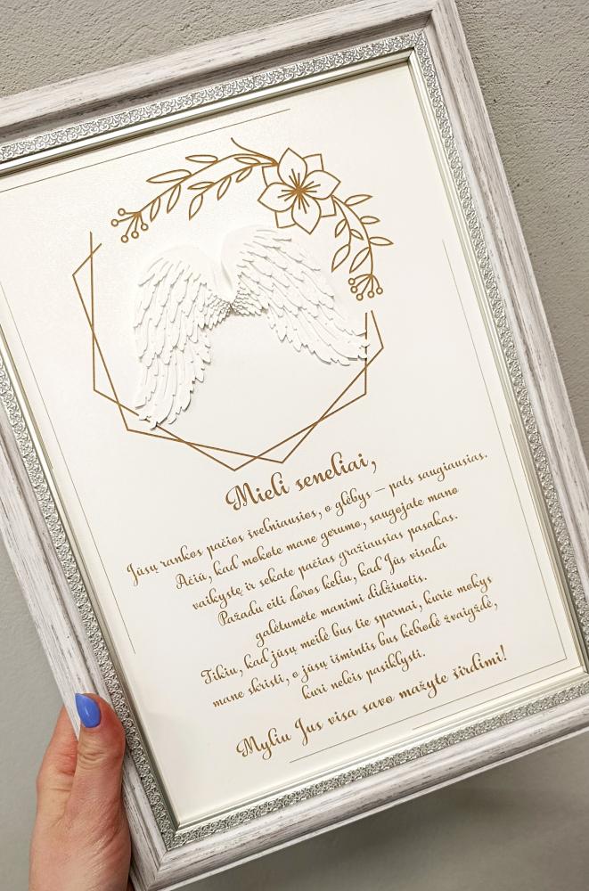 Rėmelis „Mieliems seneliams“