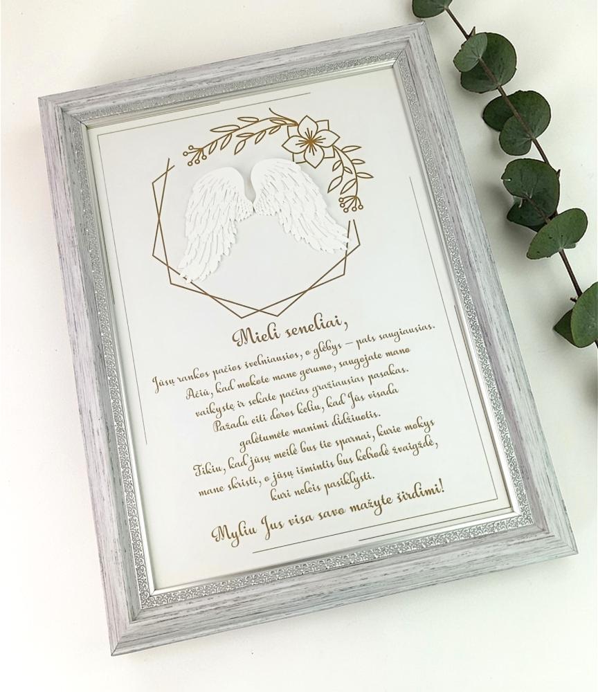 Rėmelis „Mieliems seneliams“