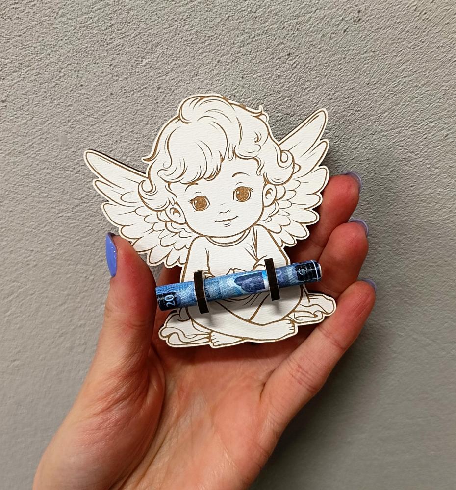 Angeliukas pinigams dovanoti