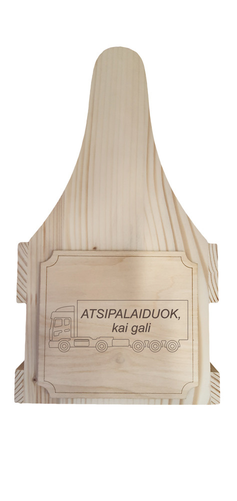 DĖŽĖ ALUI „ATSIPALAIDUOK, KAI GALI“
