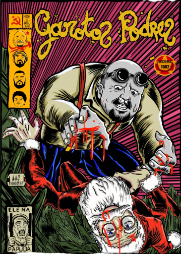 Ilustração - Papai Noel (Arte nas Costas)