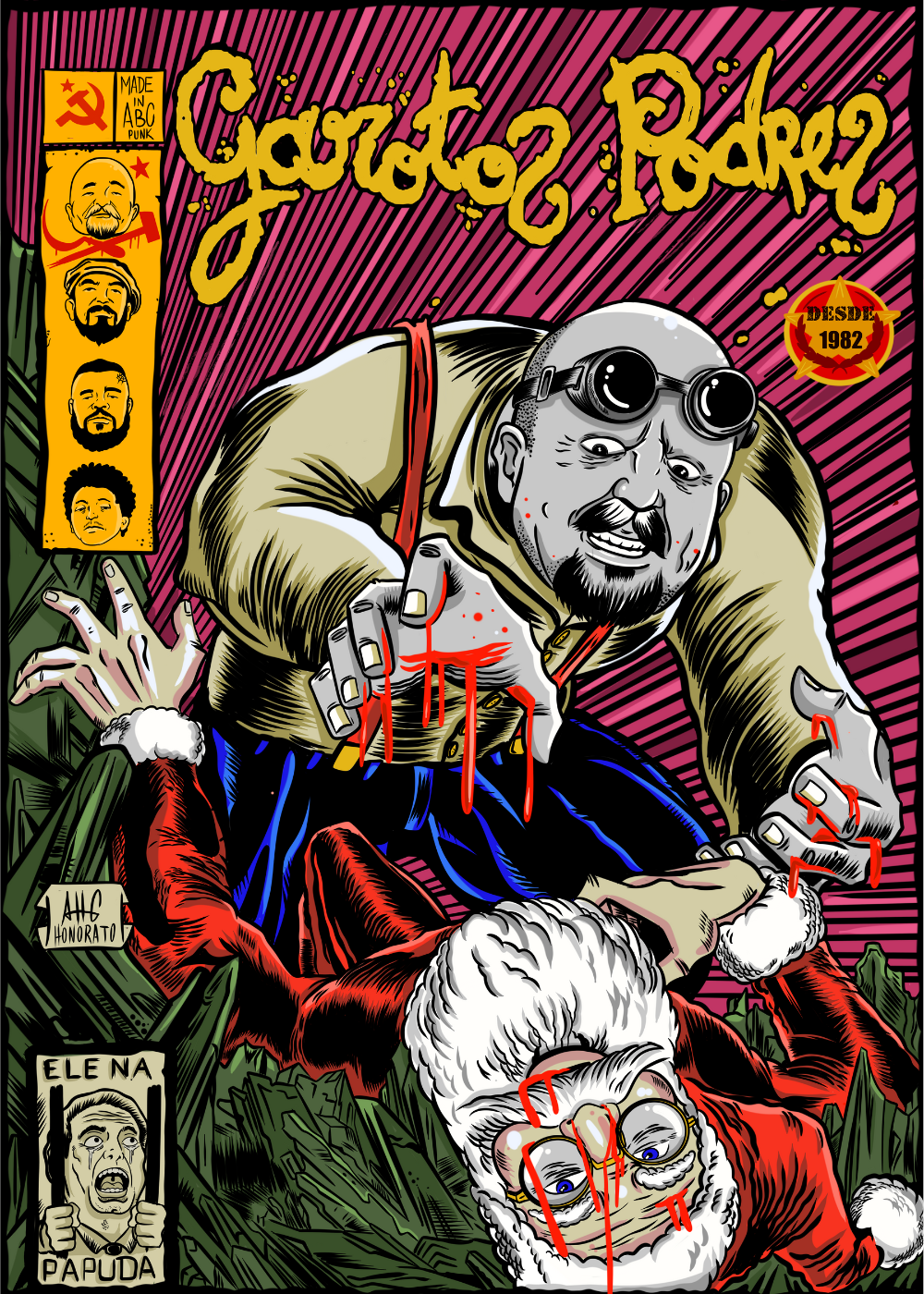 Ilustração - Papai Noel (Arte na Frente)