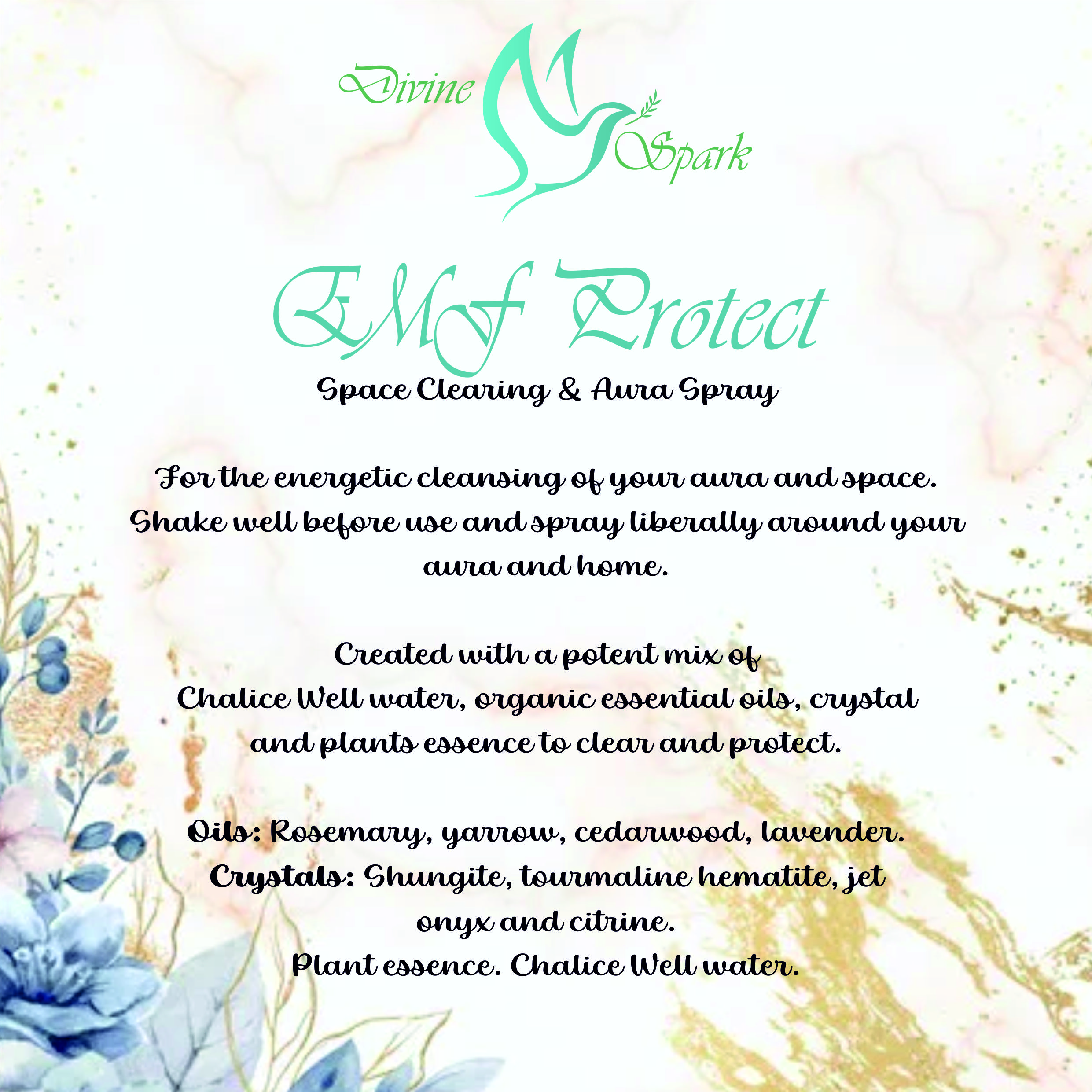 *EMF Protect* Space Clearing & Aura Spray.