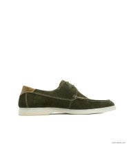 Green Suede Loafers