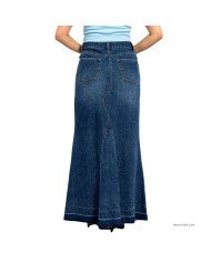 Denim Maxi Skirt