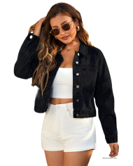 Black Denim Jacket