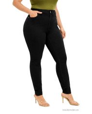 Women's High-Waisted Black Jeans