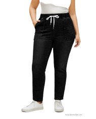 Women's Black Jogger Pants
