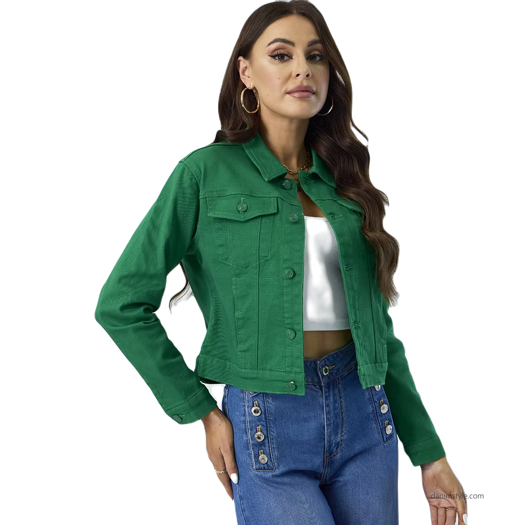 Green Denim Jacket