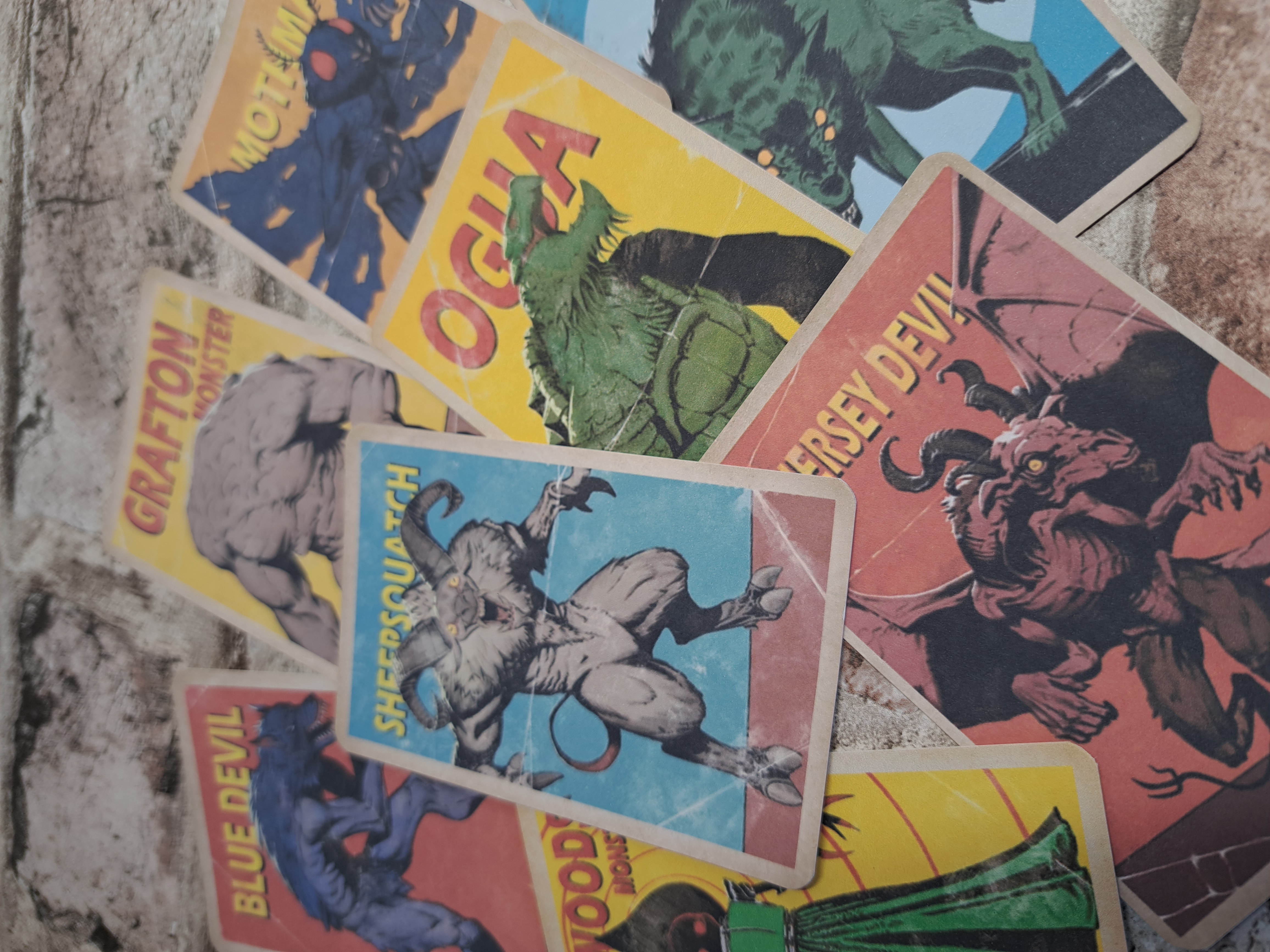 Cryptid  Fallout trading cards