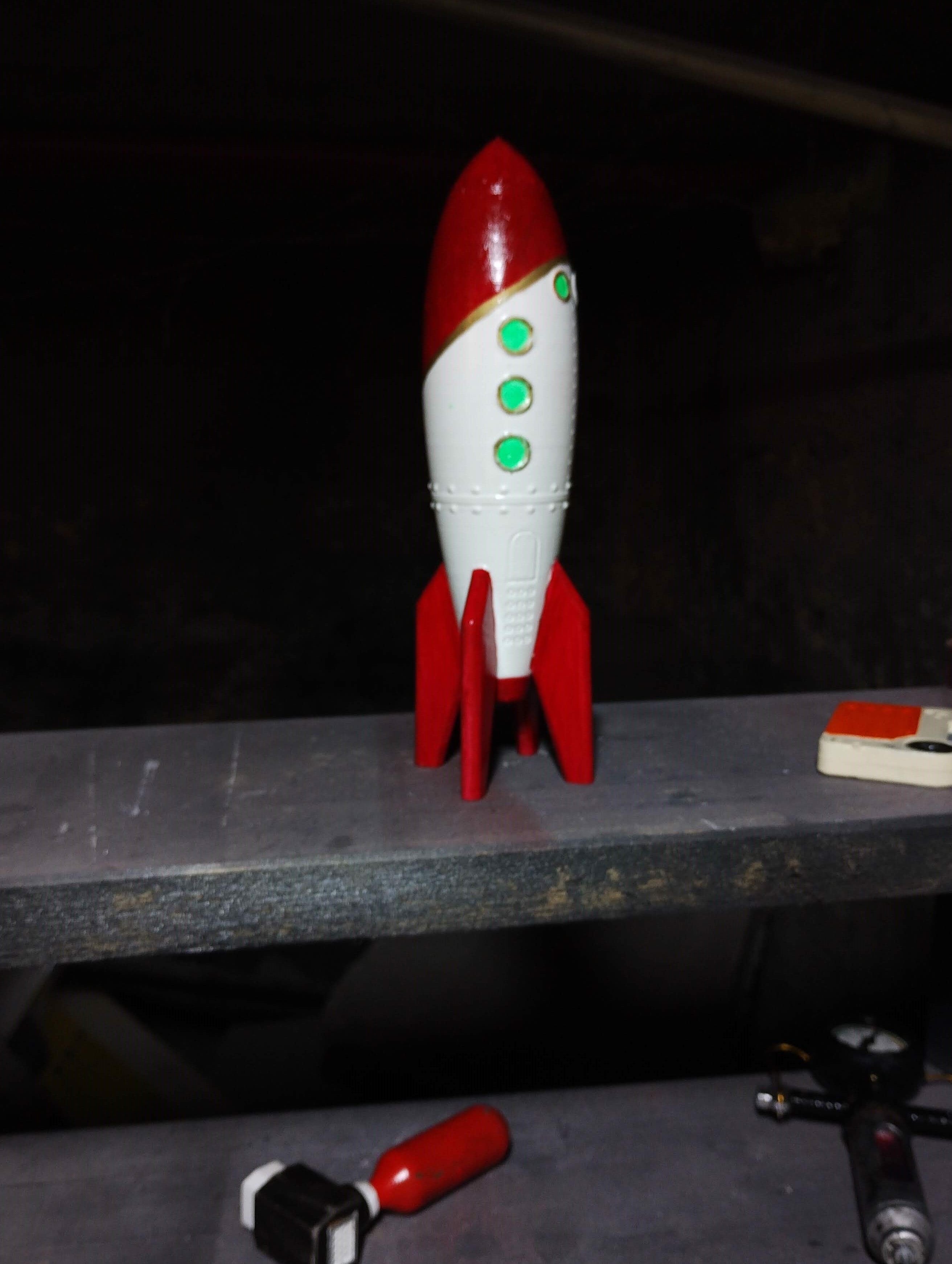 Souvenir Rocket replica from the Fallout