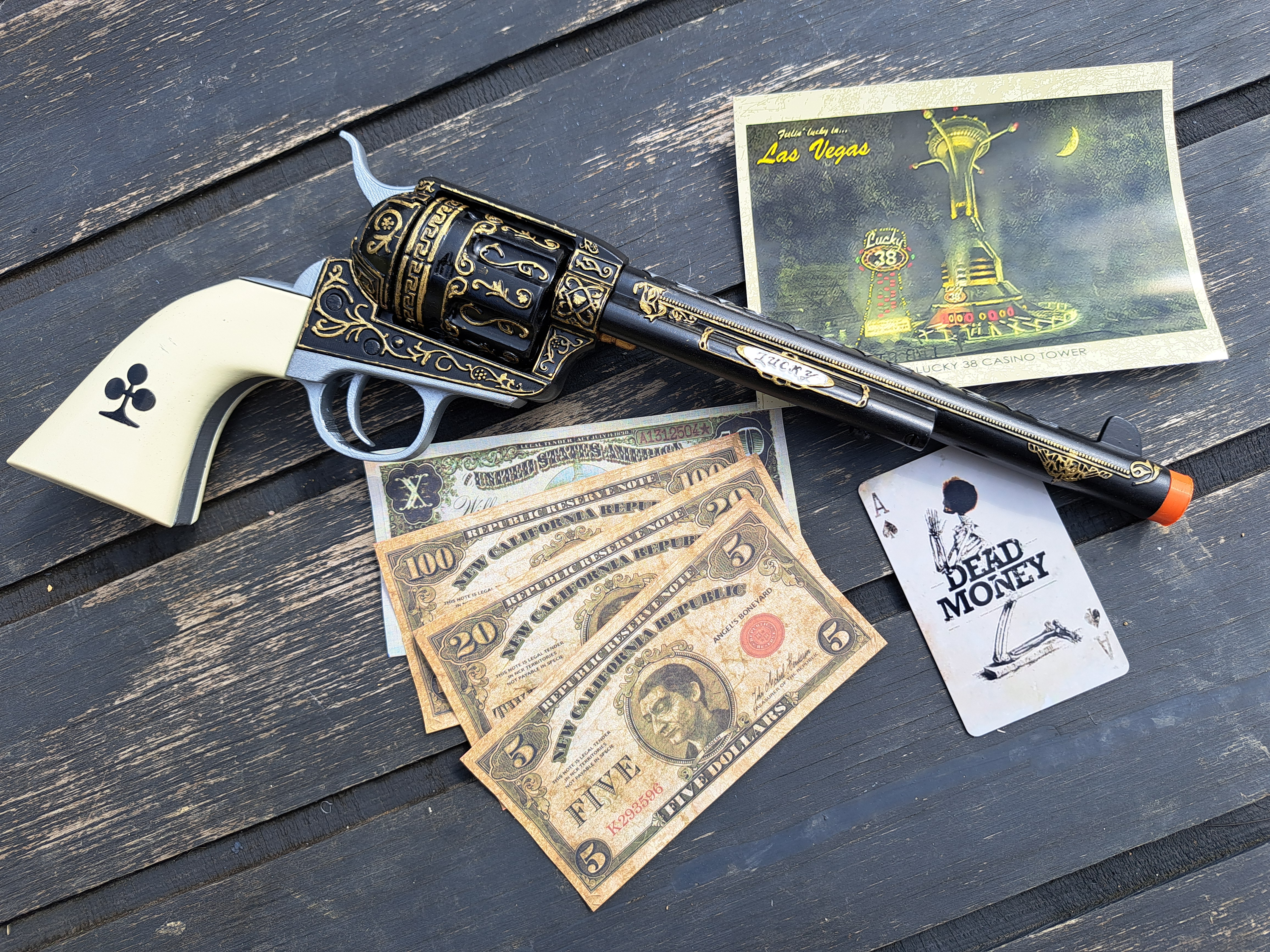 "Lucky" New Vegas, Colt Single Action Army, SAA, Model P, Peacemaker, M1873