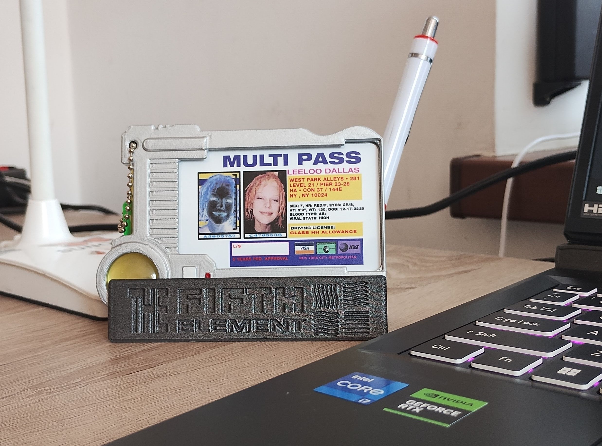 The Fifth Element MultiPass "Personalization Card"