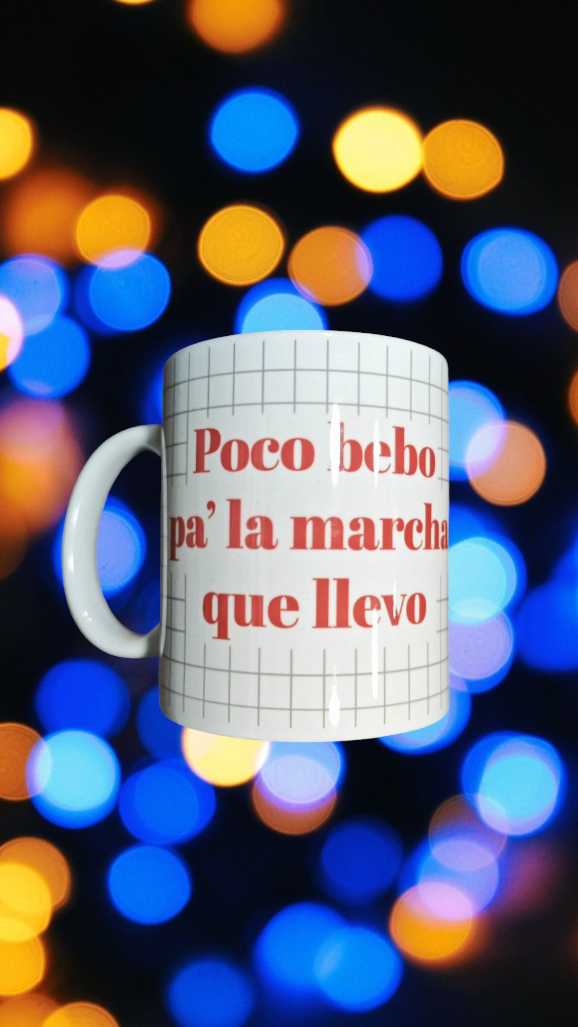 Taza con frase divertida