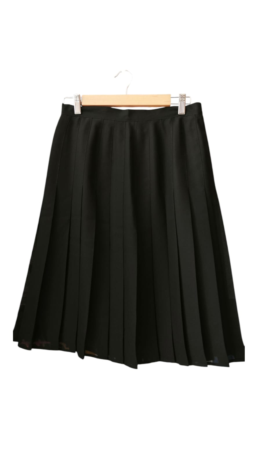 Falda Negra Plisada