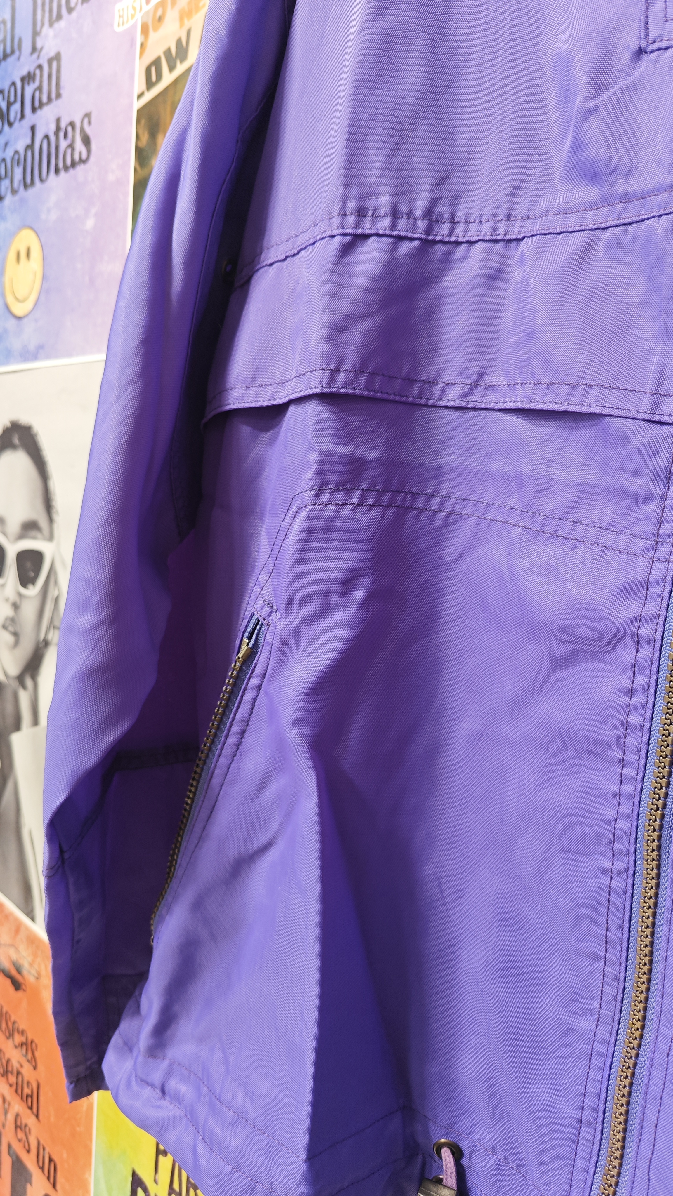 Chubasquero Morado 