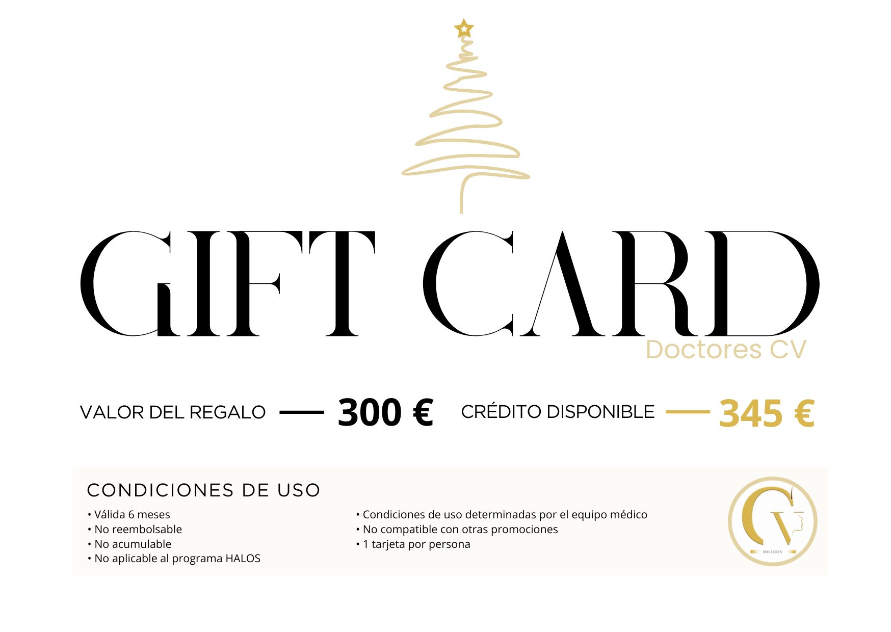 Tarjeta Regalo 300 € – DoctoresCV