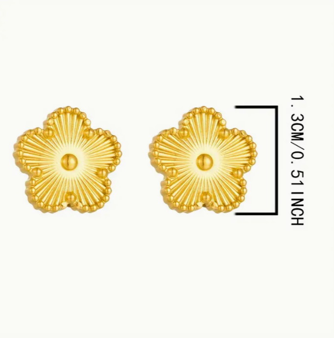 Conjunto Flor Dourada Steela
