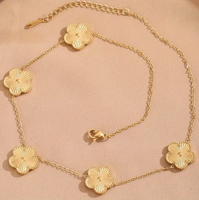 Conjunto Flor Dourada Steela