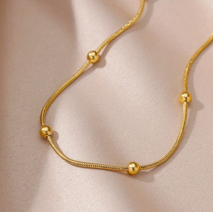 Tornozeleira com bolinhas Vellum Steel