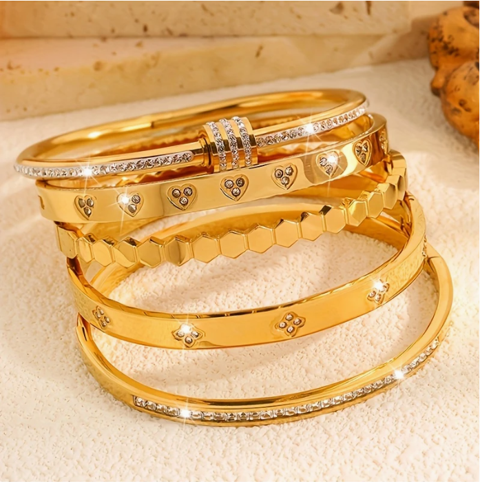 Conjunto de Braceletes Unique 