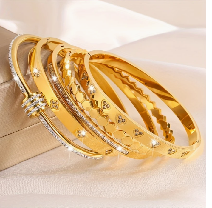 Conjunto de Braceletes Unique 