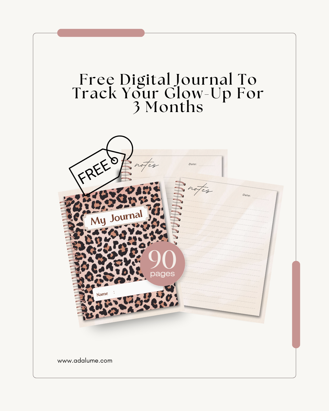 3-Month Guide to Prepare for Your Best Summer Yet + FREE Journal to Track Your Glow-Up Progress 