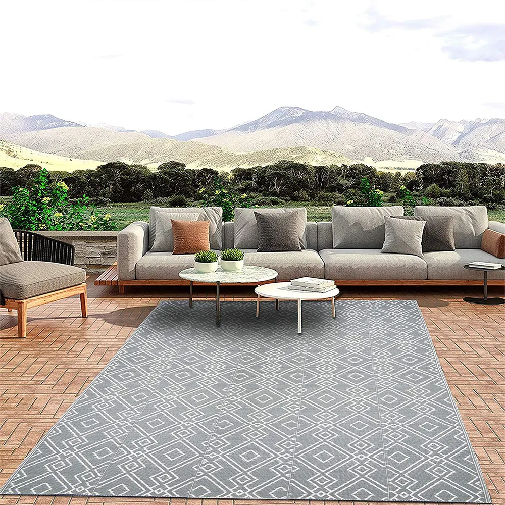 Wendeteppich aus Polypropylen für den Außenbereich || Reversible Polypropylene Outdoor Carpet