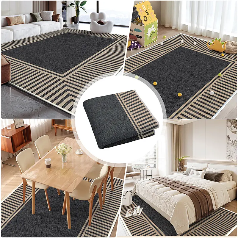 !Modern Art pflegeleichter faltbare Kaschmirteppiche, Antibakteriell und Waschbar || Modern Art, Easy-to-Maintain, Foldable Superfine Cashmere Rug, Antibacterial and Washable